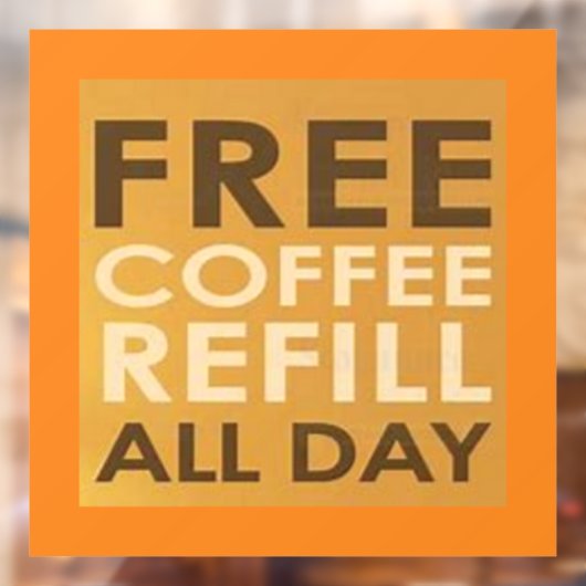 Window Cling Raamsticker (Vel 2)