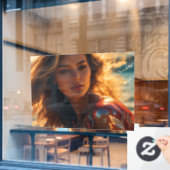 Window Cling Raamsticker (Cafe Raam)