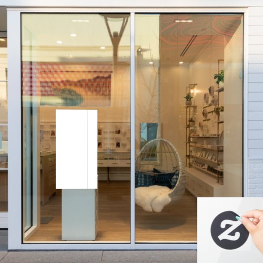 Window Cling Raamsticker (Winkelraam)