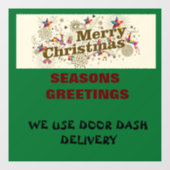 Window Cling Raamsticker (Vel)