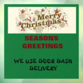 Window Cling Raamsticker (Vel 3)