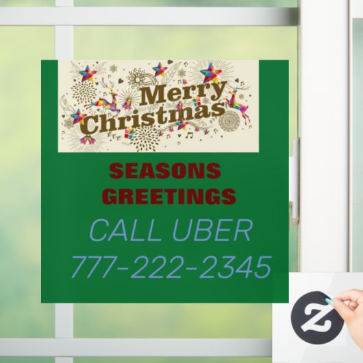 Window Cling Raamsticker (Huis)