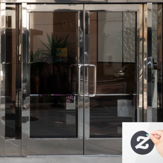 Window Cling Raamsticker (Kantoordeur)