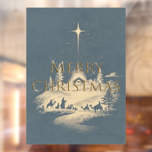 Window Decal Cling Christmas (Vel 2)