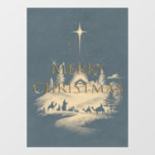 Window Decal Cling Christmas (Vel)