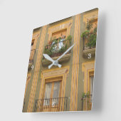 Window Espana Photo Square Wall klok (Hoek)