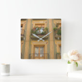 Window Espana Photo Square Wall klok (Huis)