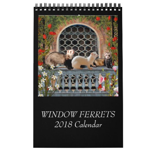 Window Ferret Calendar Kalender (Hoes)