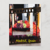 Window Fruit Market - Madrid, Spanje Briefkaart (Voorkant)