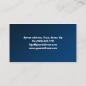 Window Glass Cleaning Service Blauw Visitekaartje (Achterkant)