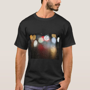Window Glass Water Print T-shirt