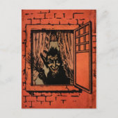 Window Krampus Briefkaart (Voorkant)