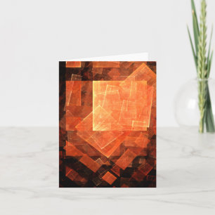 Window Light Abstract Art Note Card Kaart