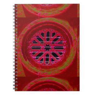 window mandala notebook notitieboek