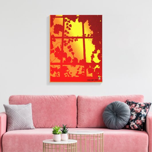 Window on a Warm World Canvas Afdruk (Insitu (Woonkamer))