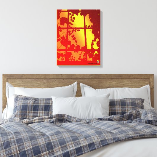 Window on a Warm World Canvas Afdruk (Insitu (Slaapkamer))