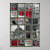 Window on London Sights Poster (Voorkant)