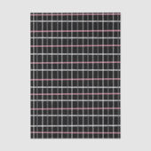 Window Pane Print in Black and White with Pink Tissuepapier (Voorkant)