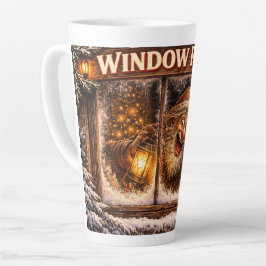 Window Peeper Icelandic Yule Lad  Latte Mok