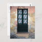 Window Railing Foto Briefkaart (Voorkant / Achterkant)