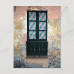 Window Railing Foto Briefkaart