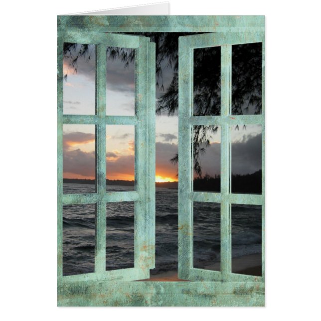 Window Scene Kauai Sunset (Voorkant)