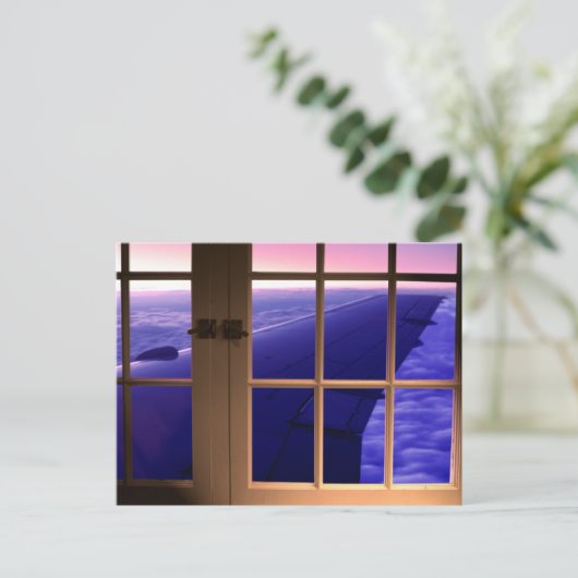 Window Seat Briefkaart (Staand voorkant)