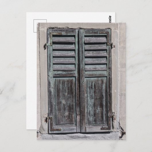 Window shutter briefkaart (Voorkant / Achterkant)