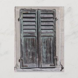 Window shutter briefkaart