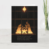 Window Silhouette Geboorte Kaart -  (Voorkant)