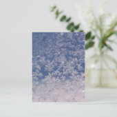 Window Snowflakes Briefkaart (Staand voorkant)
