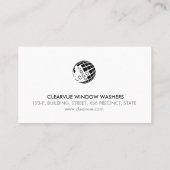 Window Washer House Cleaning  Visitekaartje (Achterkant)