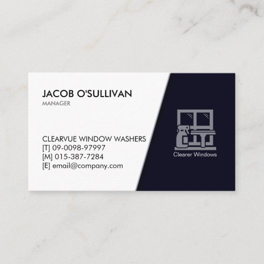 Window Washer House Cleaning  Visitekaartje (Voorkant)