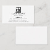 Window Washer Huis Reiniging Visitekaartje (Voorkant / Achterkant)