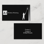 Window Washer Visitekaartje (Voorkant / Achterkant)