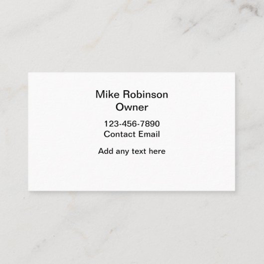 Window Washing Cleaning Service Visitekaartje (Achterkant)