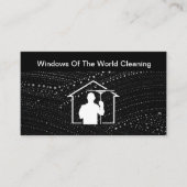 Window Washing Cleaning Service Visitekaartje (Voorkant)