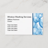 WIndow Wasseringservices Visitekaartje (Voorkant)