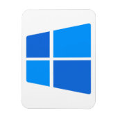Windows 11 logo magneet (Verticaal)
