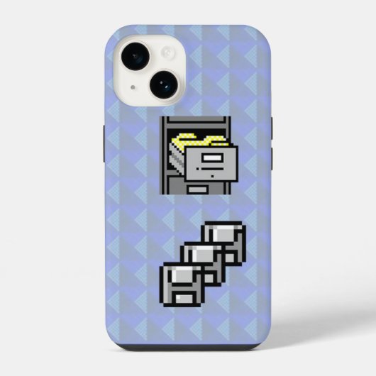 Windows 95 Computerthema iPhone Hoesje (Achterkant)