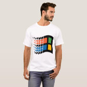 Windows 95-Logo | Mannen T-Shirt (Voorkant volledig)