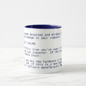 Windows Blue Screen of Death - BSOD - Blue Mok (Midden)