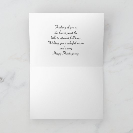 Windows Box Autumn Card Kaart (Binnen)