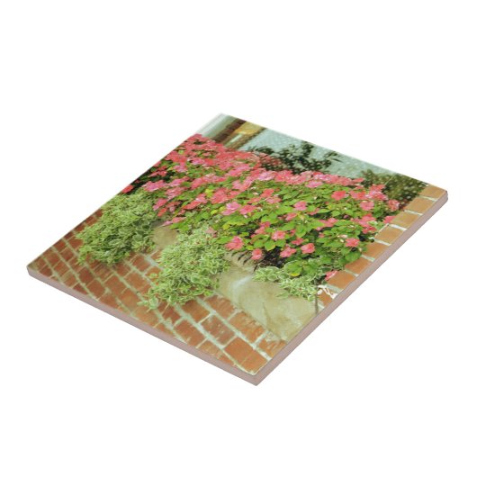 Windows Box Flowers Tegeltje (Zijkant)