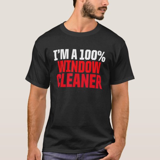 Windows Cleaner Cleaner 2 T-shirt (Voorkant)