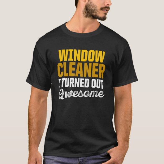 Windows Cleaner Cleaning 16 T-shirt (Voorkant)
