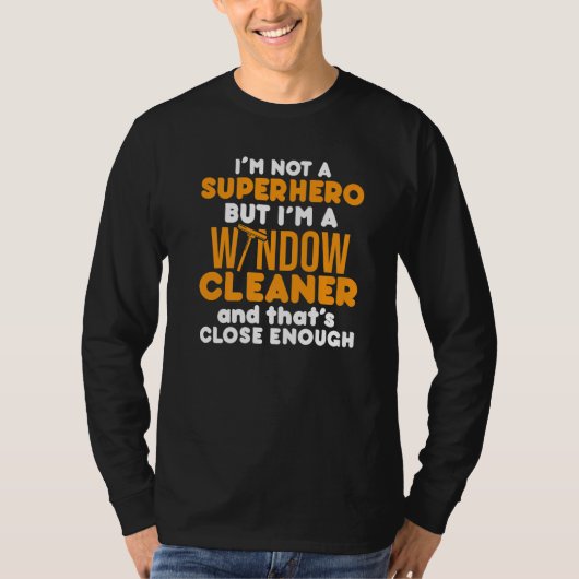 Windows Cleaner Cleaning 18 T-shirt (Voorkant)