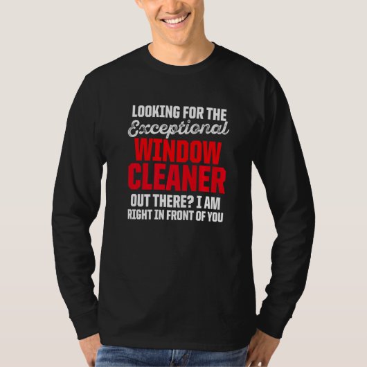Windows Cleaner Cleaning 22 T-shirt (Voorkant)