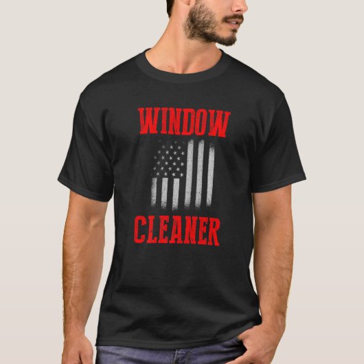 Windows Cleaner Cleaning 25 T-shirt (Voorkant)