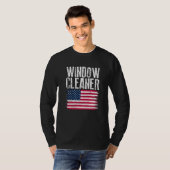 Windows Cleaner Cleaning 40 T-shirt (Voorkant volledig)